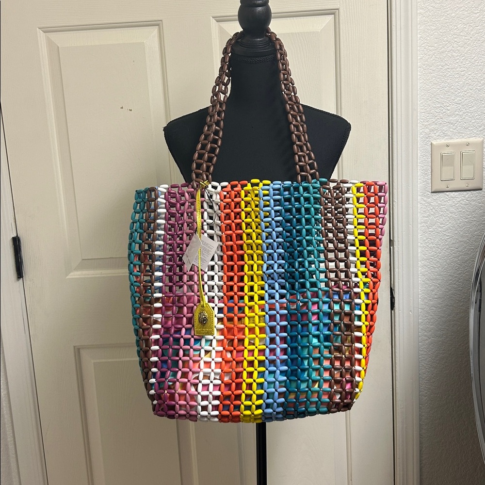 Kurt Geiger London Beaded Kensington Shopper with dust bag, New with tags - Picture 4 of 10